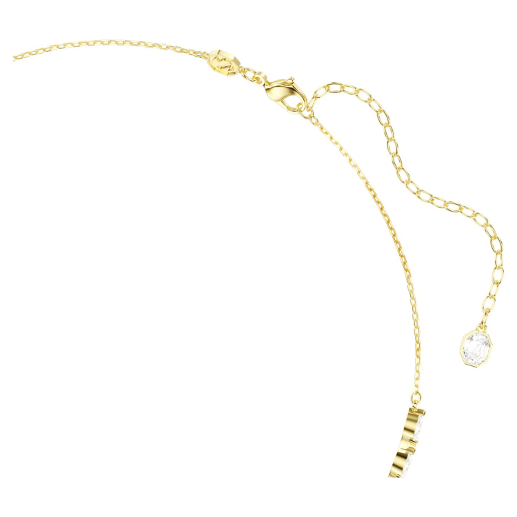 Mesmera set Set (2), Marquise cut, White, 18K gold finish